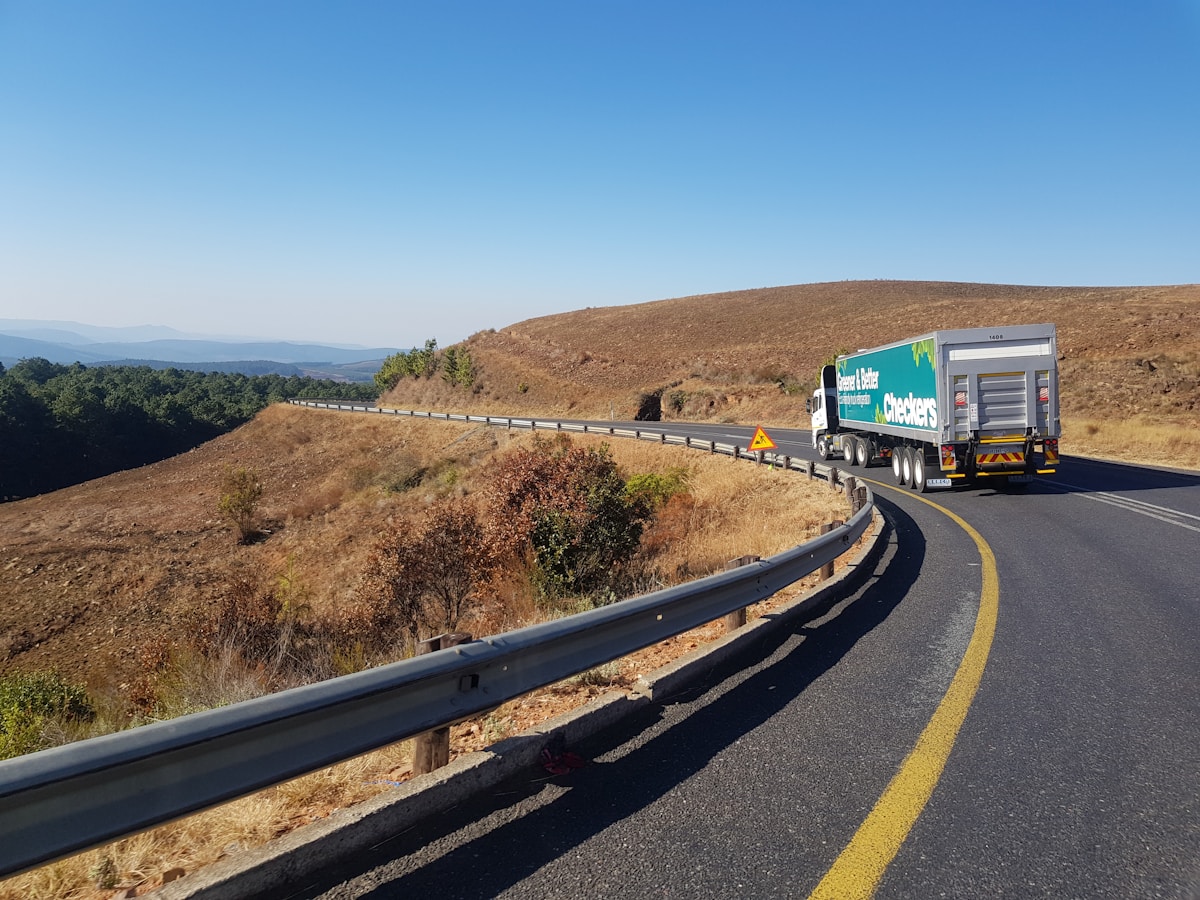 An open road stretching through the South African landscape
